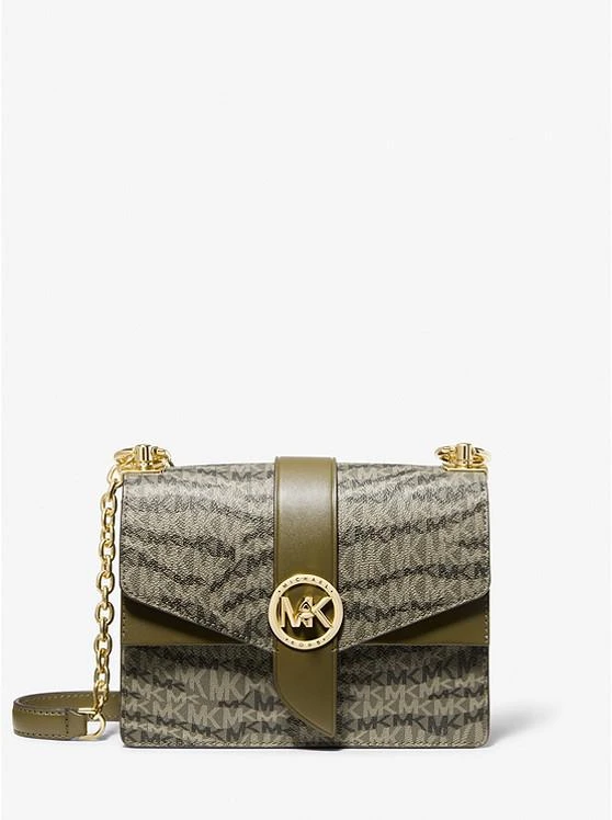 商品Michael Kors|Greenwich Small Animal Print Logo Crossbody Bag,价格¥888,第1张图片