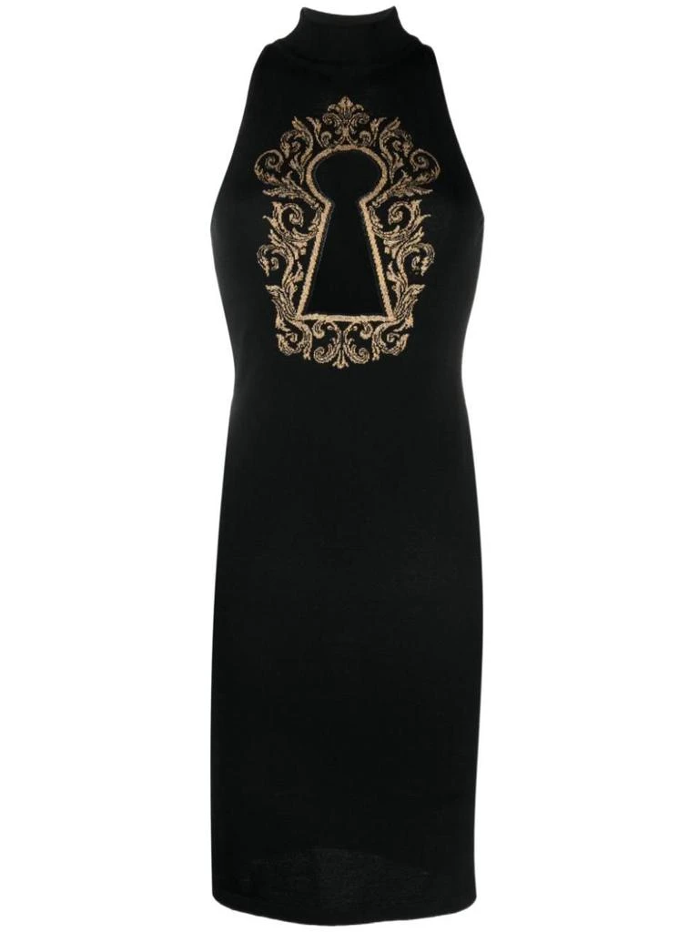 商品Moschino|Moschino Womens Black Other Materials Dress,价格¥5350,第1张图片