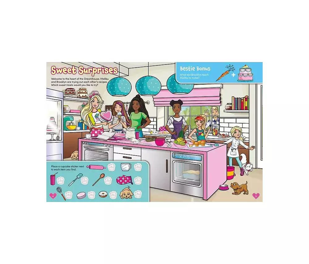 商品Barnes & Noble|Barbie Dreamhouse Seek-and-Find Adventure: 100% officially Licensed by Mattel, Sticker & Activity Book For Kids Ages 4 to 8 by Mattel,价格¥67,第5张图片详细描述