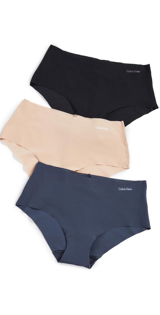 Calvin Klein Underwear 隐形 3 件式低腰内裤商品第1张图片规格展示