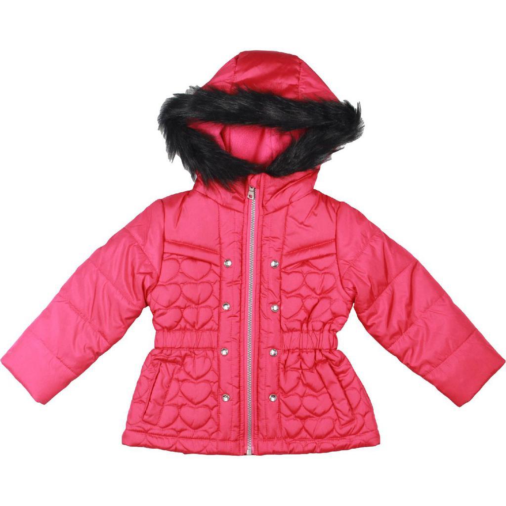 商品Jessica Simpson|Jessica Simpson Juniors Toddler Winter Puffer Jacket,价格¥110,第1张图片