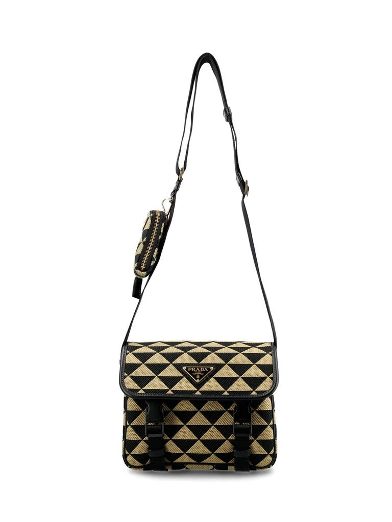 商品Prada|Prada Symbole Embroidered Shoulder Bag,价格¥17835,第1张图片