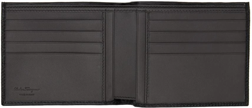商品Salvatore Ferragamo|Black Gancini Wallet,价格¥2147,第3张图片详细描述