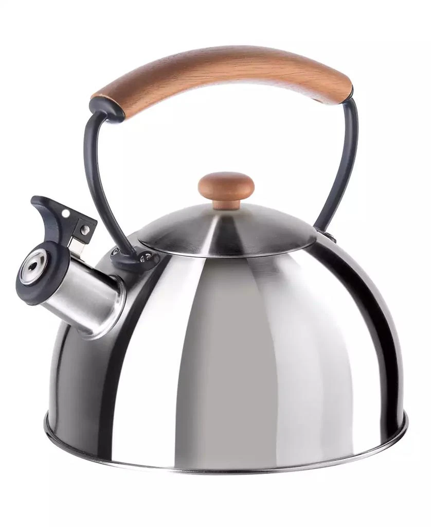 商品Oggi|2.5 Litre Whistling Tea Kettle with Wood Handle,价格¥263,第1张图片