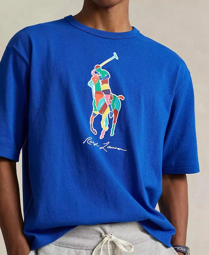 商品Ralph Lauren|Men's Colorblocked Big Pony T-Shirt,价格¥346,第3张图片详细描述