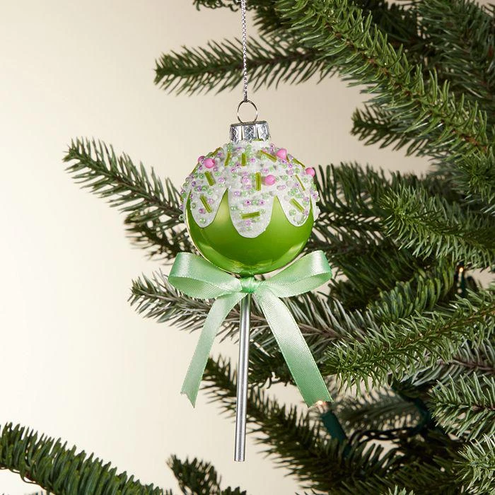 商品Bloomingdale's|Green Lollipop Ornament - 100% Exclusive,价格¥50,第2张图片详细描述
