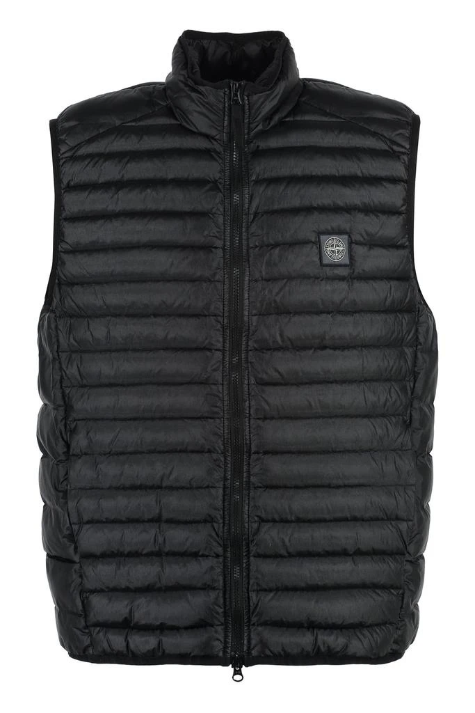 商品Stone Island|Stone Island Padded Logo-Patch Quilted Gilet,价格¥3105,第1张图片