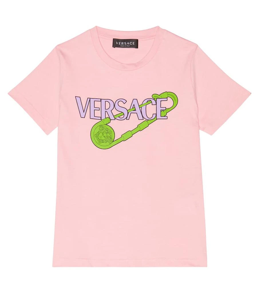商品Versace|Safety Pin棉质T恤,价格¥1081,第1张图片