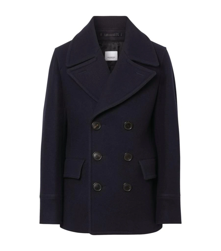 商品Burberry|Double-Breasted Pea Coat,价格¥11883,第2张图片详细描述