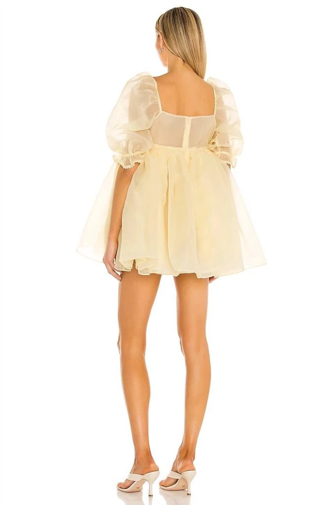商品Selkie|The Puff Dress In Banana,价格¥755,第3张图片详细描述