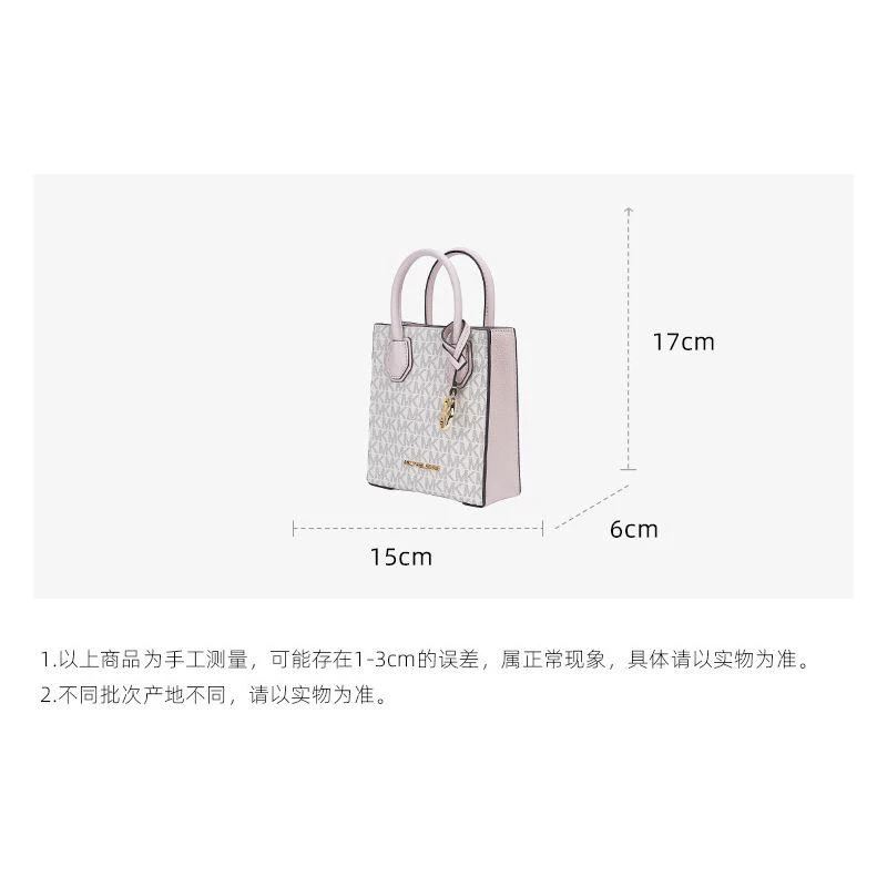 商品Michael Kors|美国直邮MK奥莱款复古老花满印女手提托特包琴谱风琴包迷你Mercer,价格¥2213,第7张图片详细描述