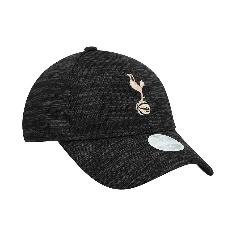 商品New Era|Women's Black Tottenham Hotspur Shiny Tech 9FORTY Adjustable Hat,价格¥225,第4张图片详细描述