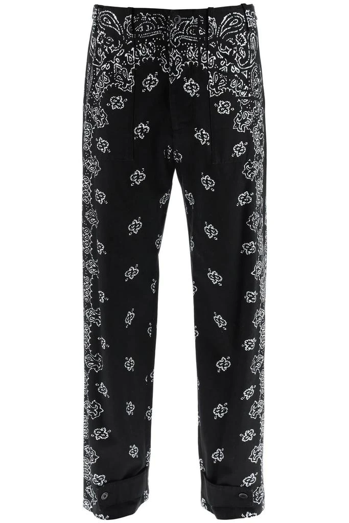 商品AMIRI|BANDANA PRINT COTTON PANTS,价格¥3233,第1张图片