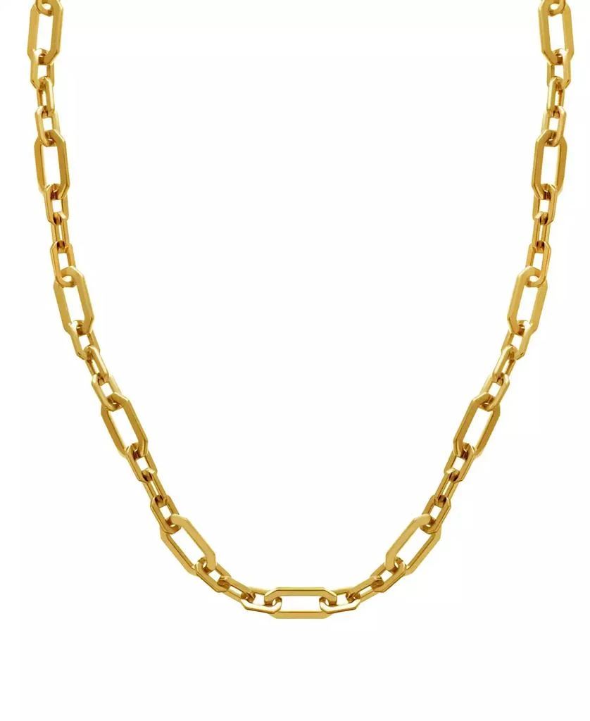 商品Essentials|Gold Plated Cable Chain Necklace 16" + 2" Extender,价格¥184,第1张图片