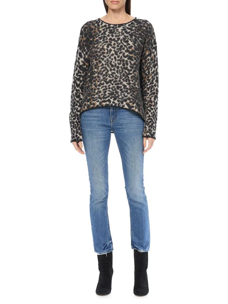 商品360 Cashmere|Leopard Print Tipped Cashmere Sweater,价格¥434,第4张图片详细描述