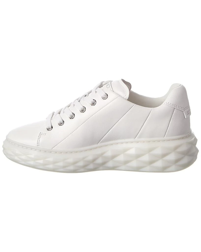 商品Jimmy Choo|Jimmy Choo Diamond Light Maxi/F Leather Sneaker,价格¥2358,第2张图片详细描述