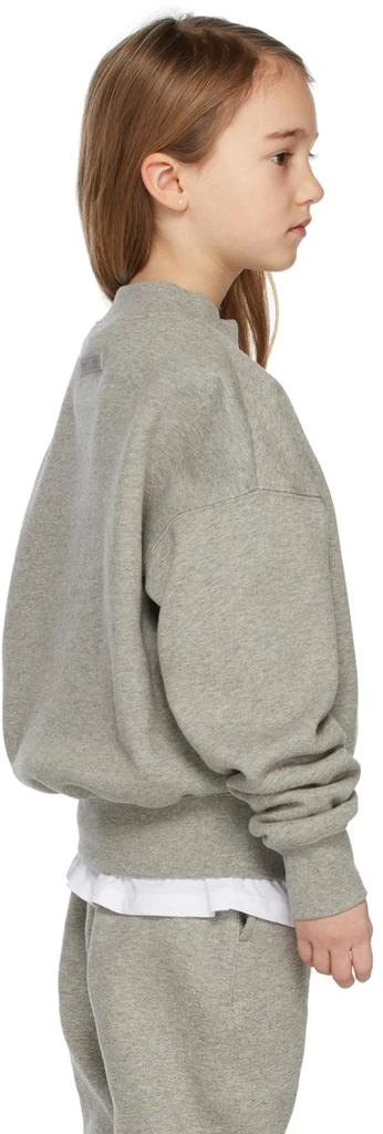 商品Essentials|Kids Grey Pullover Sweatshirt,价格¥335,第4张图片详细描述