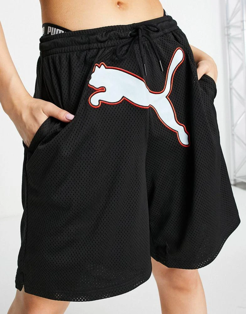 商品Puma|Puma X DUA LIPA Basketball Shorts in black - BLACK,价格¥320,第3张图片详细描述