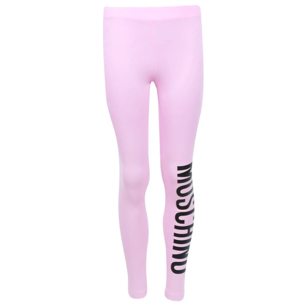 商品Moschino|Pink Logo Print Leggings,价格¥169,第3张图片详细描述