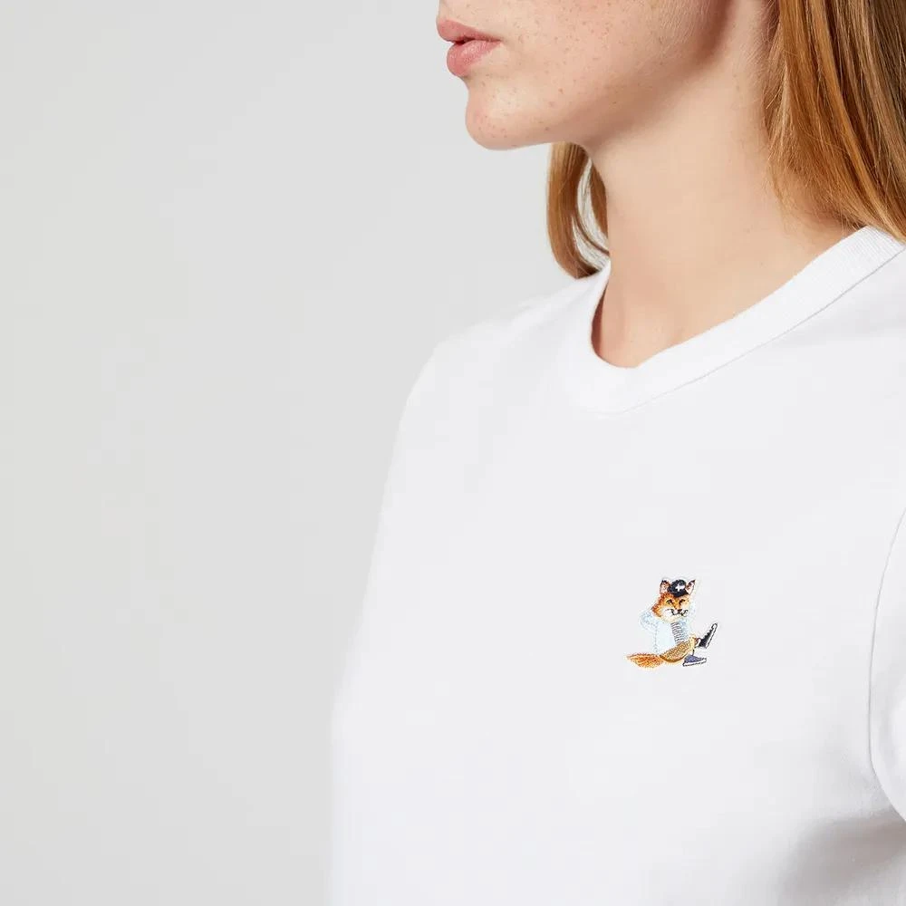 商品Maison Kitsune|Maison Kitsuné Fox Cotton-Jersey T-Shirt,价格¥581,第4张图片详细描述