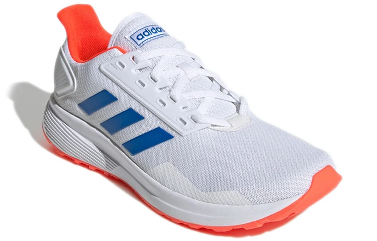 商品[国内直发] Adidas|adidas DURAMO 9 系带休闲通勤 织物减震防滑耐磨 低帮 休闲跑步鞋 男款 白蓝橙,价格¥341,第4张图片详细描述