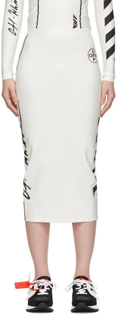 商品Off-White|White Diag Pencil Skirt,价格¥1248,第1张图片