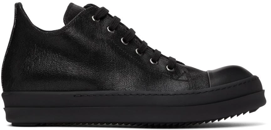 商品Rick Owens|Foil Denim Low Sneakers,价格¥5022,第1张图片