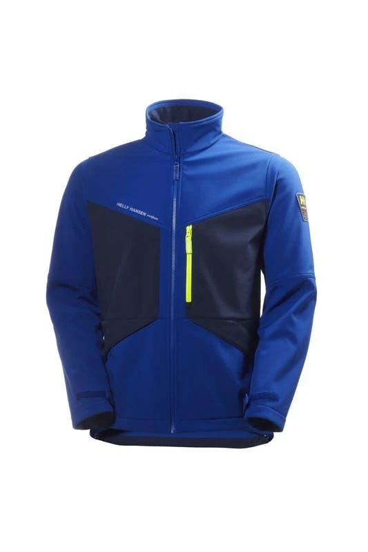 商品Helly Hansen|Helly Hansen Mens Aker Softshell Jacket (Egyptian Blue/Evening Blue),价格¥847,第1张图片