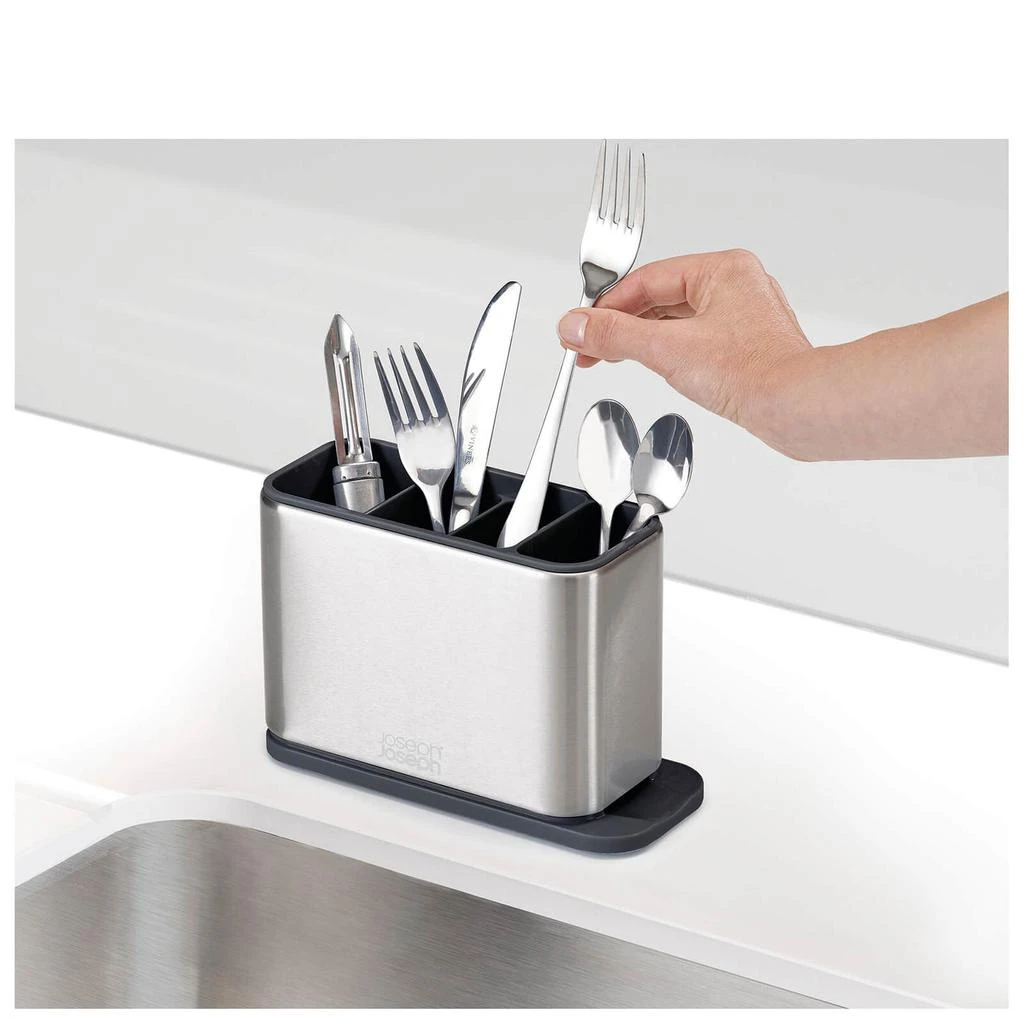 商品Joseph Joseph|Joseph Joseph Surface Cutlery Drainer - Stainless Steel,价格¥250,第4张图片详细描述