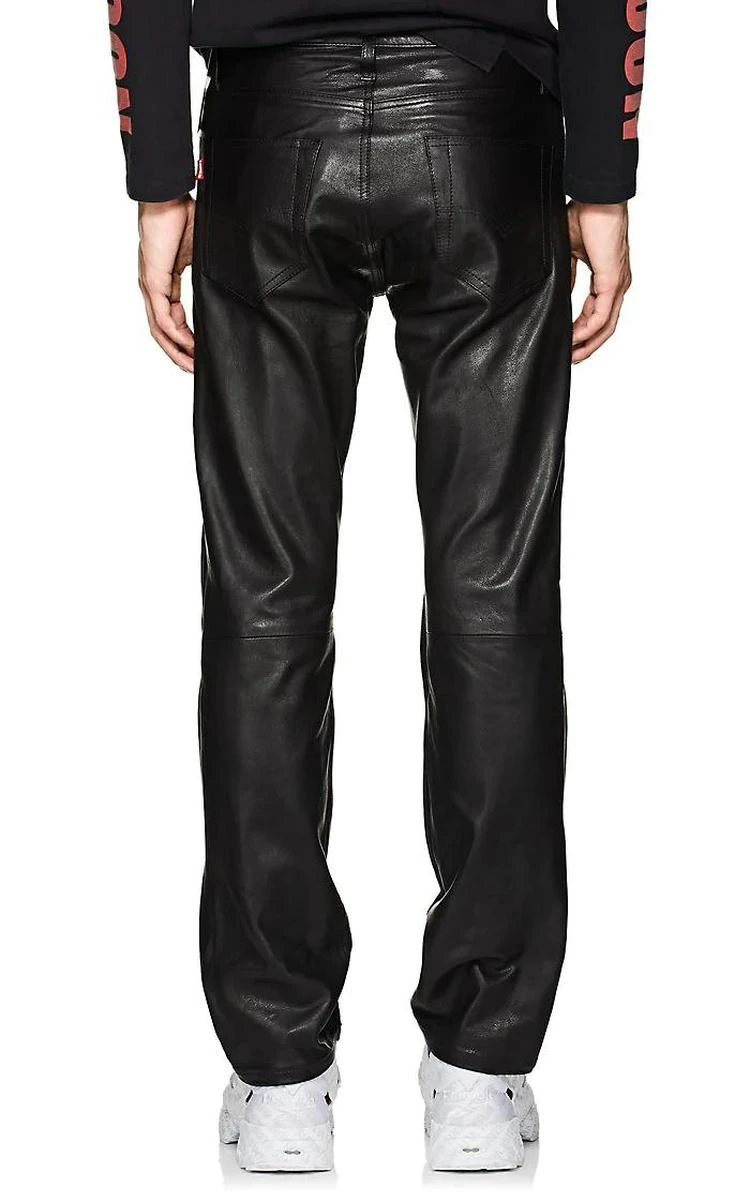 商品Vetements|Leather-Back Straight Jeans,价格¥3400,第3张图片详细描述