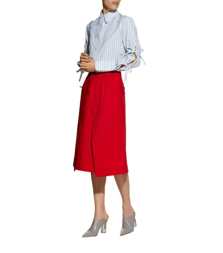 商品Victoria Beckham|Tie Sleeve Stripe Shirt 衬衫,价格¥2554,第3张图片详细描述