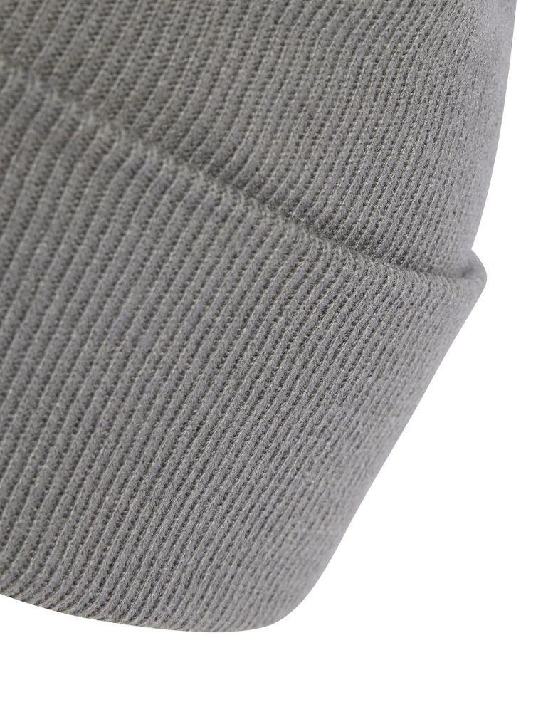 商品Adidas|adidas Originals trefoil patch beanie in grey,价格¥194,第2张图片详细描述