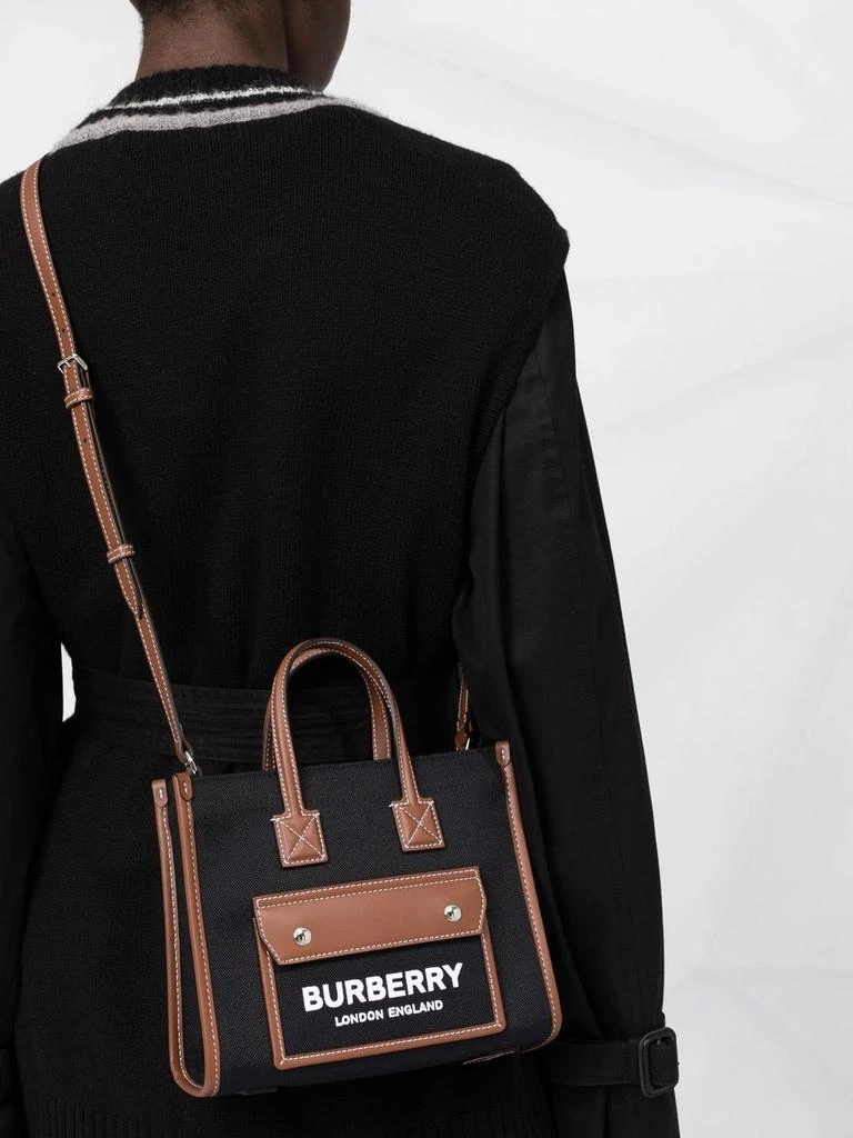 商品Burberry|BURBERRY freya tote bag with logo,价格¥6687,第4张图片详细描述