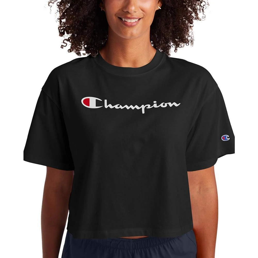 商品CHAMPION|女士休闲圆领短袖运动时尚T恤,价格¥75,第3张图片详细描述