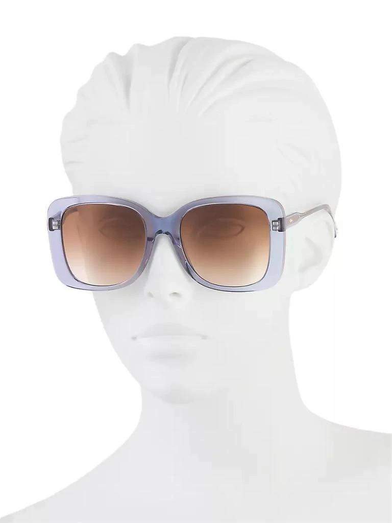 商品Chloé|Xena 55MM Rectangular Bio Acetate Sunglasses,价格¥1770,第4张图片详细描述