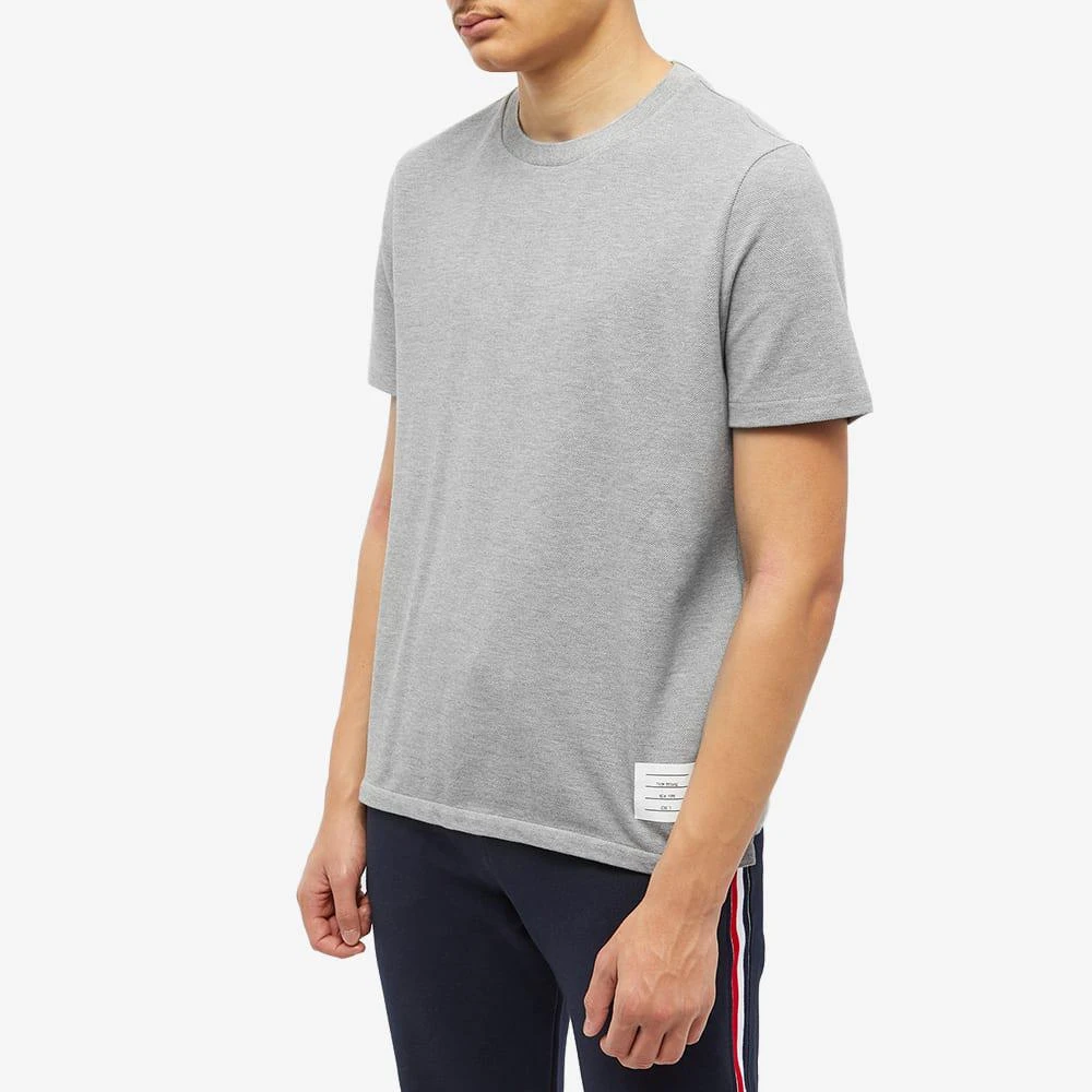 商品Thom Browne|Thom Browne Back Stripe Pique T-Shirt,价格¥1503,第2张图片详细描述