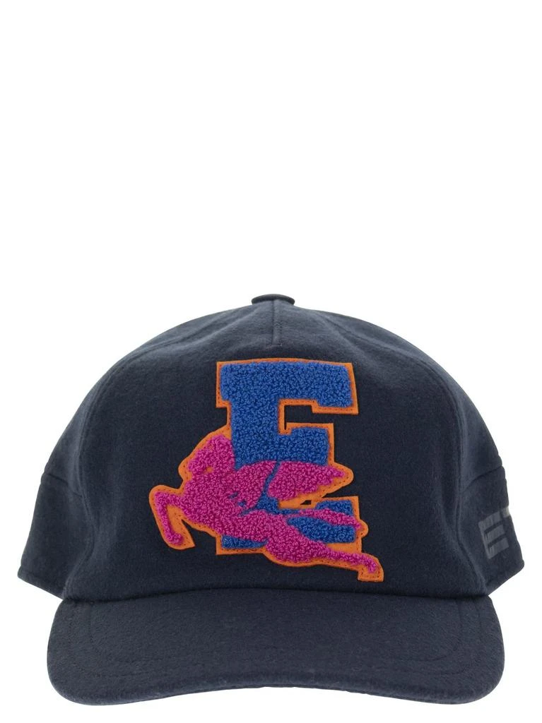 商品ETRO|Etro Logo Flocked Baseball Cap,价格¥1031,第1张图片