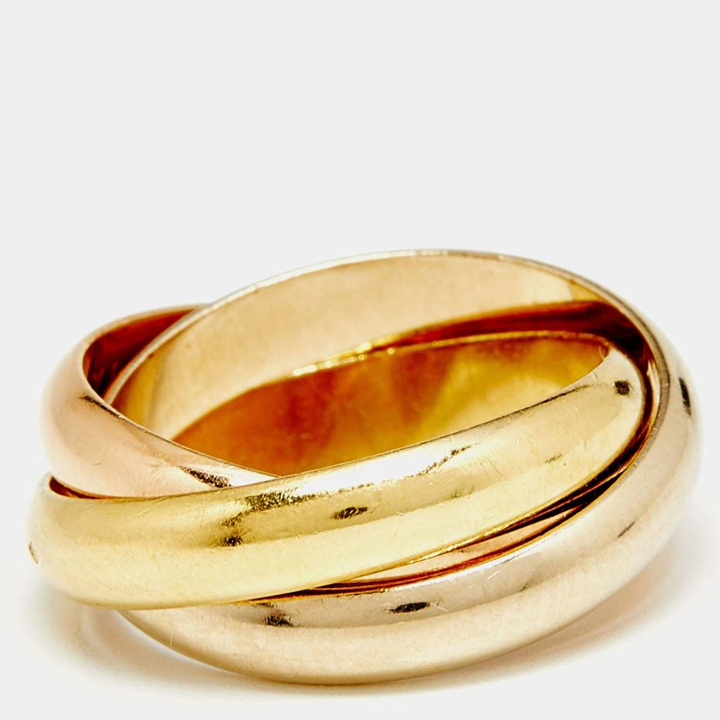 商品[二手商品] Cartier|Cartier Trinity de Cartier 18k Three Tone Gold Rolling Ring Size 54,价格¥5359,第4张图片详细描述