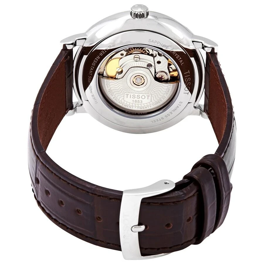 商品Tissot|Carson Premium Automatic Silver Dial Men's Watch T1224071603100,价格¥2572,第3张图片详细描述