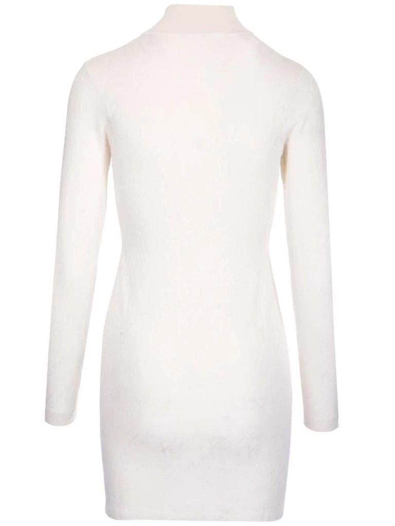 商品Fendi|Fendi Brush Logo Ribbed Mini Dress,价格¥6876,第2张图片详细描述