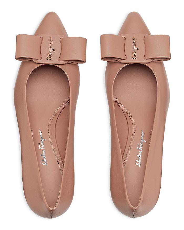 商品Salvatore Ferragamo|Women's Embellished Pointed Toe High Heel Pumps,价格¥6548,第5张图片详细描述