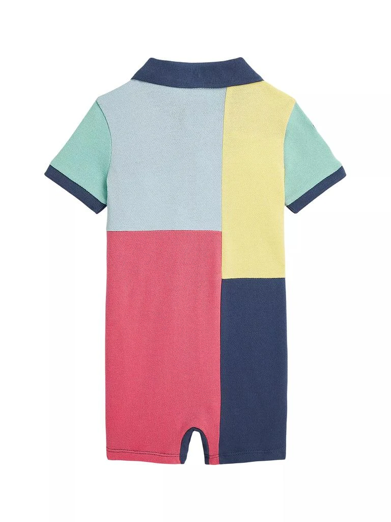 商品Ralph Lauren|Baby Boy's Colorblocked Cotton Shortall,价格¥203,第2张图片详细描述