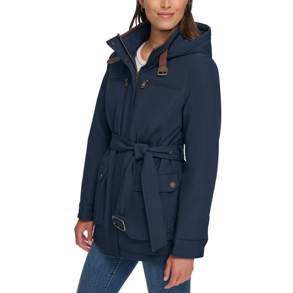 商品Tommy Hilfiger|Women's Hooded Crest Pocket Raincoat,价格¥1196,第3张图片详细描述