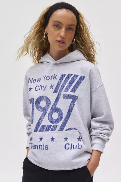 Urban Outfitters 1967 Tennis Club Graphic Hoodie Sweatshirt