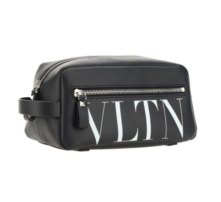 商品Valentino|Valentino	VLTN Logo Printed Zip-Up Wash Bag,价格¥4073,第3张图片详细描述