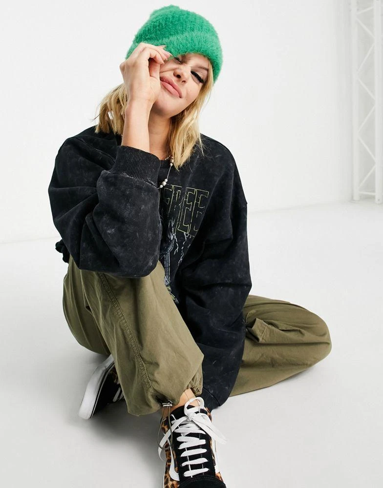 商品Topshop|Topshop supersoft beanie in green,价格¥59,第4张图片详细描述