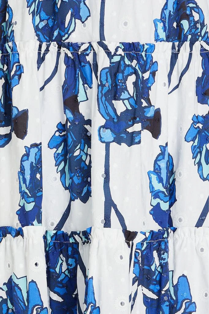 商品Diane von Furstenberg|Nora floral-print broderie anglaise cotton midi dress,价格¥740,第4张图片详细描述