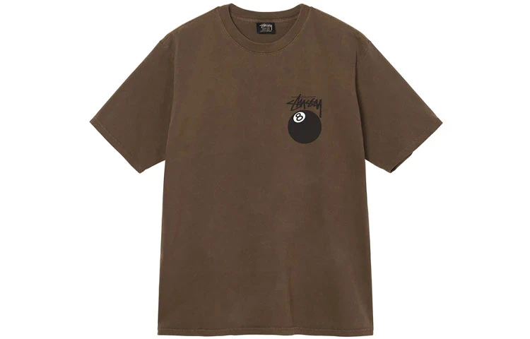 商品[国内直发] STUSSY|SS22 Ball Pigment Dyed Tee 黑8球印花休闲短袖T恤 男款,价格¥1432,第5张图片详细描述