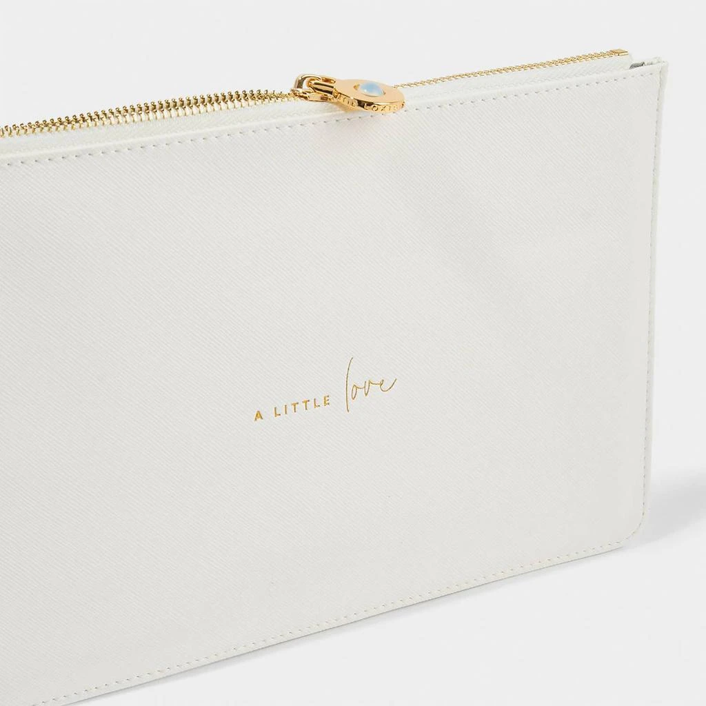 商品The Hut|Katie Loxton Women's Wellness Perfect Pouch - White,价格¥117,第3张图片详细描述