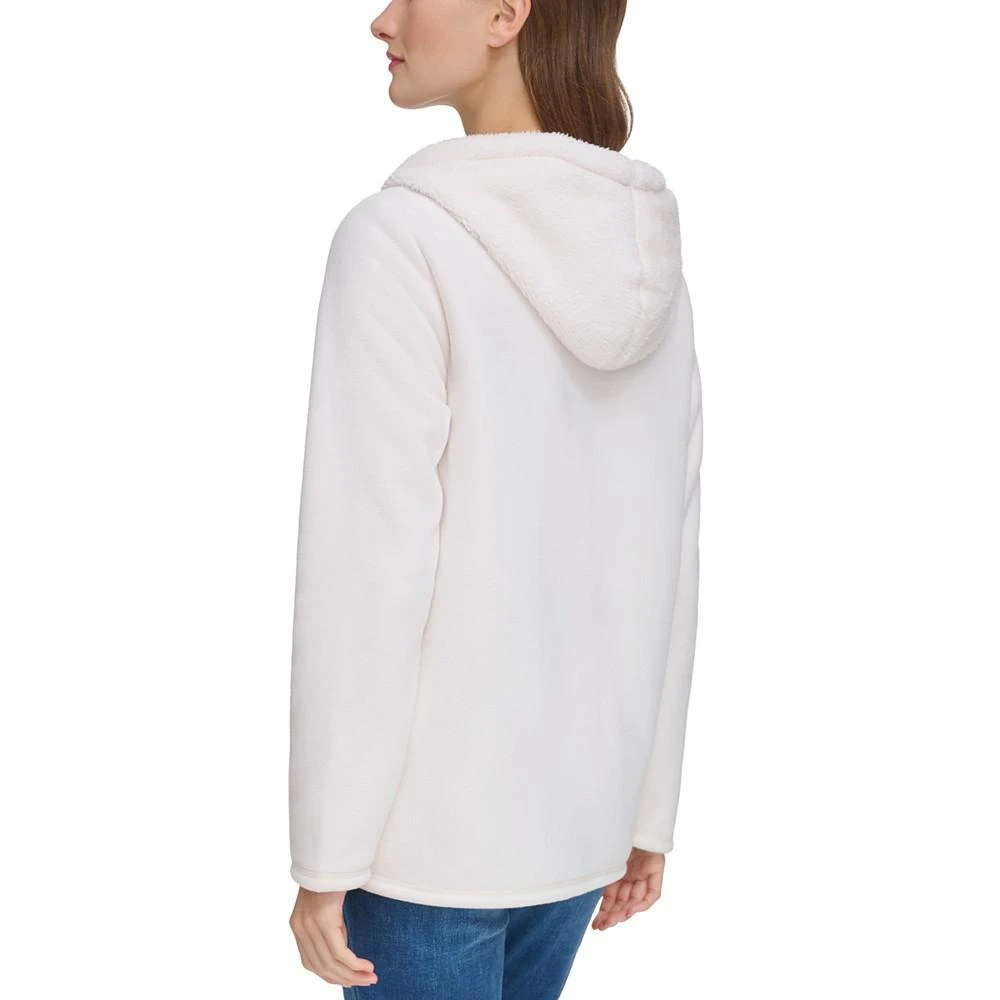 商品Tommy Hilfiger|Women's Sherpa Fleece Zip-Up Hooded Sweatshirt,价格¥402,第2张图片详细描述